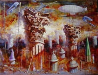 Александр Добродий, Архитектурный мотив, 2013  Х.м. 100Х120