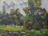 Виктор Эндеберя, 1955 г.р. Этюд №4 Холст, масло
