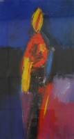 Ахра Аджинджал, 1962 г.р. Человек, 2009 Акрил