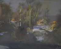 Илюс Хасанов,1949 г.р. Весенний день, 1996 Холст, масло, лак, акрил