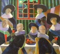 Дмитрий Добровольский, 1968 г.р. Ночной дозор, 1993 Холст, масло
