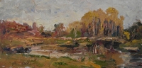 Виктор Эндеберя, 1955 г.р. Этюд №1 Холст, масло