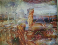 Александр Добродий, Архитектурный мотив, 2013  Х.м. 80Х100