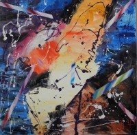 Андрей Дудик. Абстракция №1.2012 Х.м.100Х100