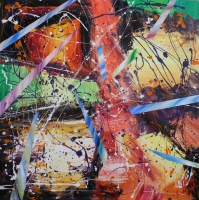 Андрей Дудик. Абстракция №4.2012 Х.м.100Х100