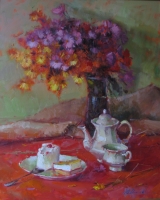 Юрий Шаповал.Дары осени. 2012.Х.м.45Х90