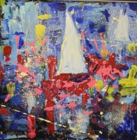 Андрей Дудик. Абстракция №1.2012 Х.м.100Х100