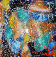 Андрей Дудик. Абстракция . 2012 Х.м.100Х100