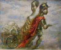 Александр Добродий, Воин, 2012  Х.м. 50Х60
