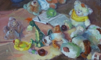 Юрий Шаповал.Игрушки. 2012.Х.м.90Х150