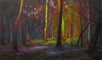 Юрий Шаповал. В стране грибов. 2012.Х.м.60Х100