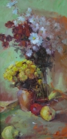 Юрий Шаповал.Утренний чай. 2012.Х.м.65Х80